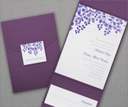 Purple Invitations